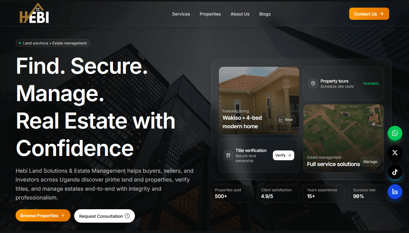 Hebi — Land Solutions & Estate Management